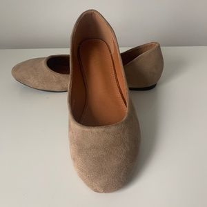 Ollio faux suede flats